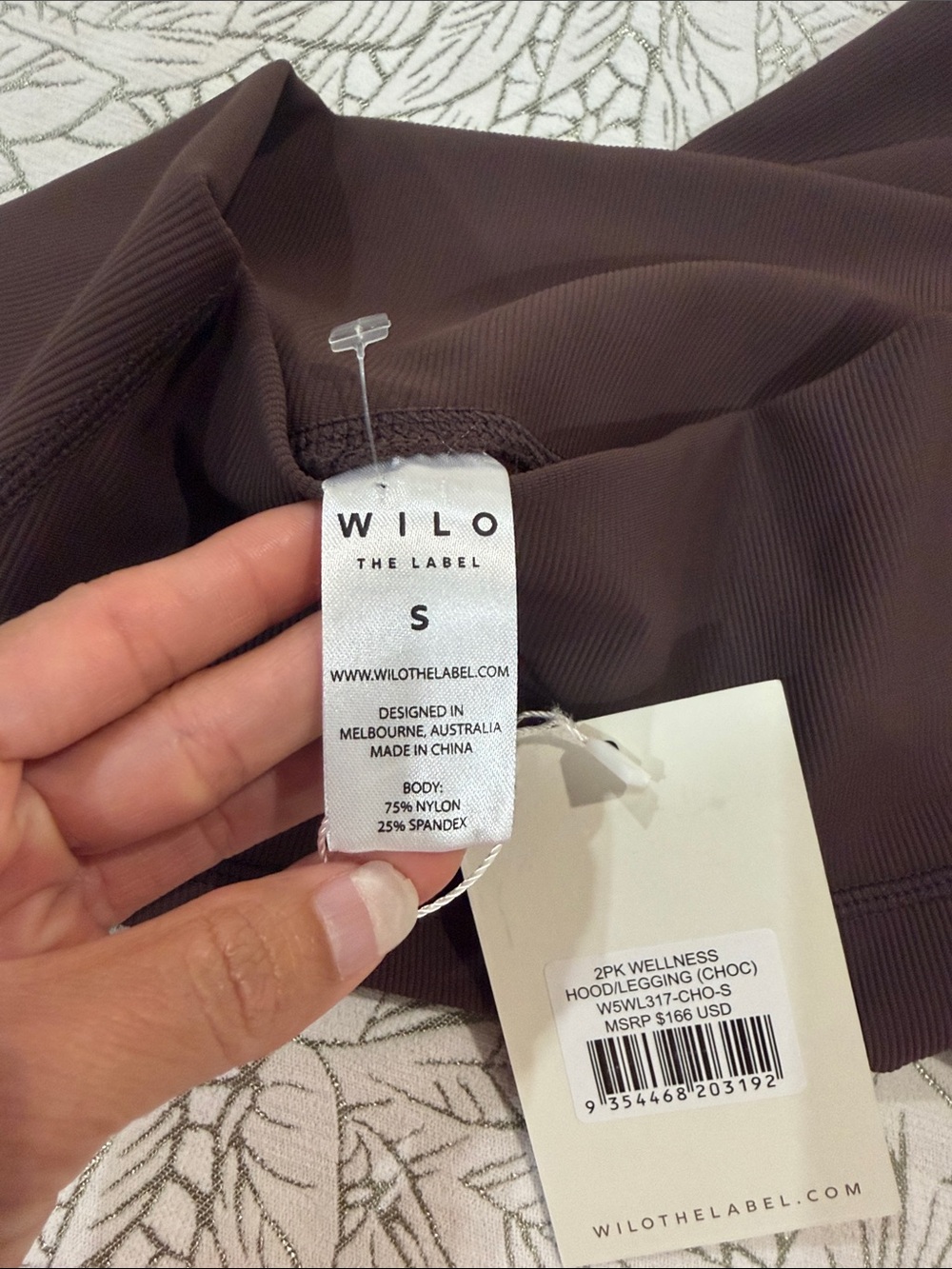 WILO The Label Chocolate Brown Hoodie with Pink Accent SET - Picture 9 of 9